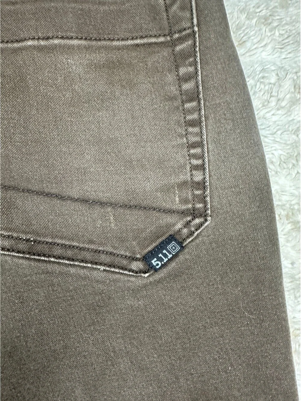 5.11 Tactical Defender Flex brown slim straight pants/denim 28x32 gorpcore